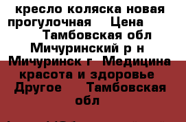 кресло-коляска новая прогулочная  › Цена ­ 10 000 - Тамбовская обл., Мичуринский р-н, Мичуринск г. Медицина, красота и здоровье » Другое   . Тамбовская обл.